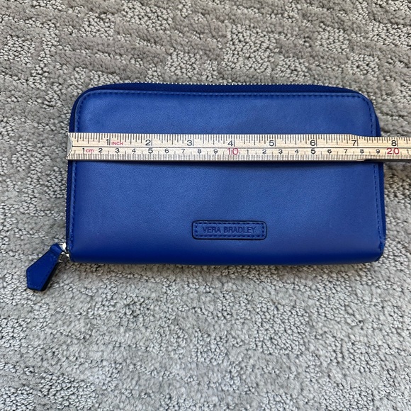 Vera Bradley Cobalt Blue Zip Wallet - Picture 8 of 9